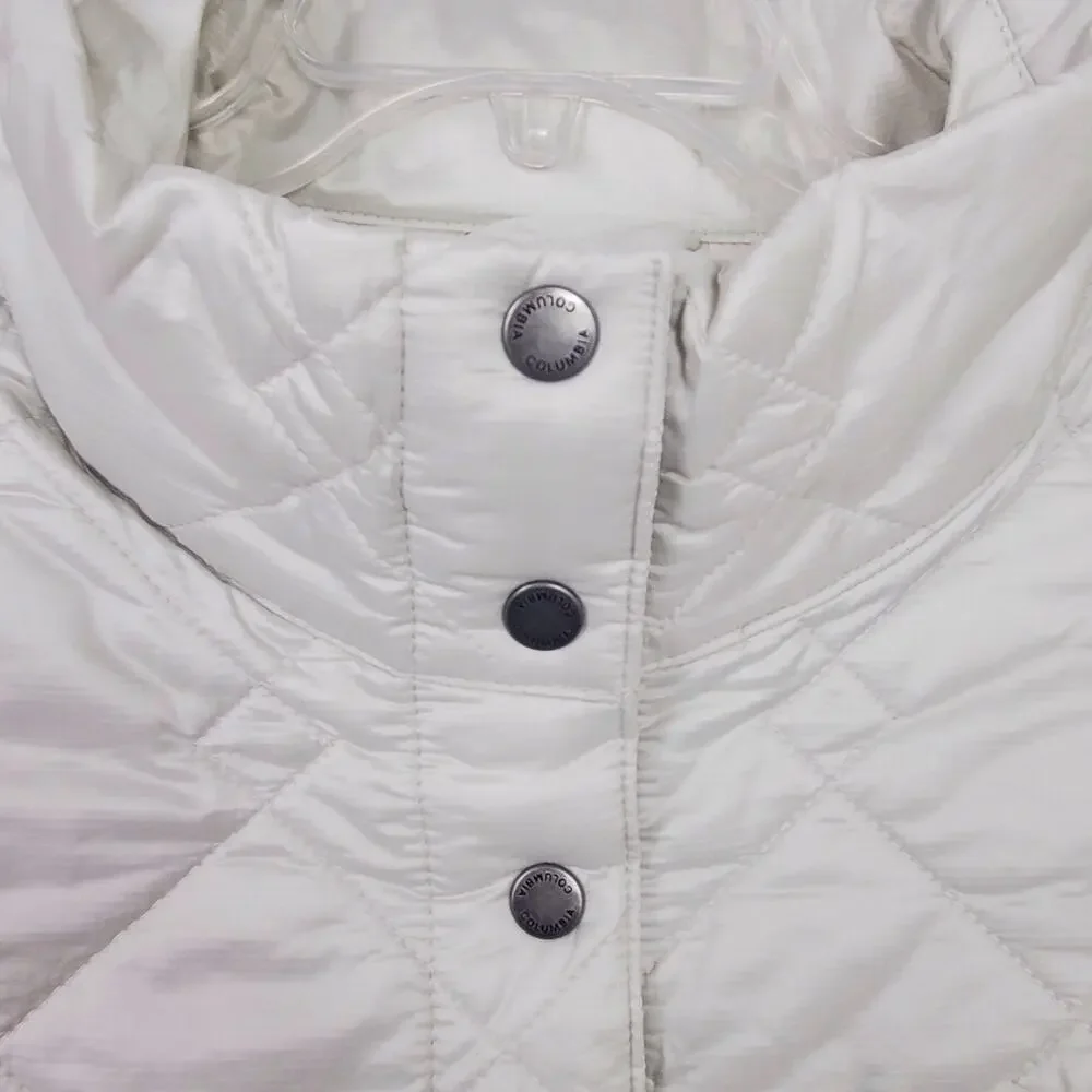 COLUMBIA | Hidden Mesa Lightly Insulated | Cream | Women’s Puffer Vest | XL